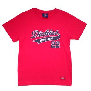 Dickies Kids Boys' Red T-shirt Graphic Casual Short Sleeve Everyday Sz XL/11-12